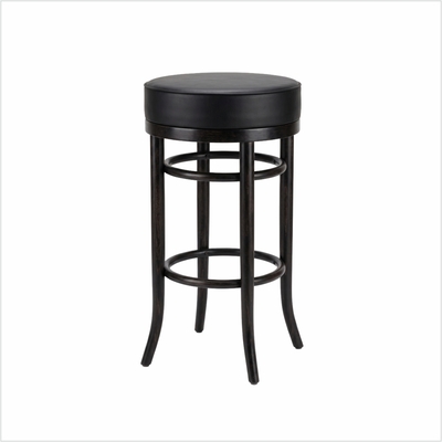 ../frankl24shop/Barhocker holz, schwarz, mit Polster